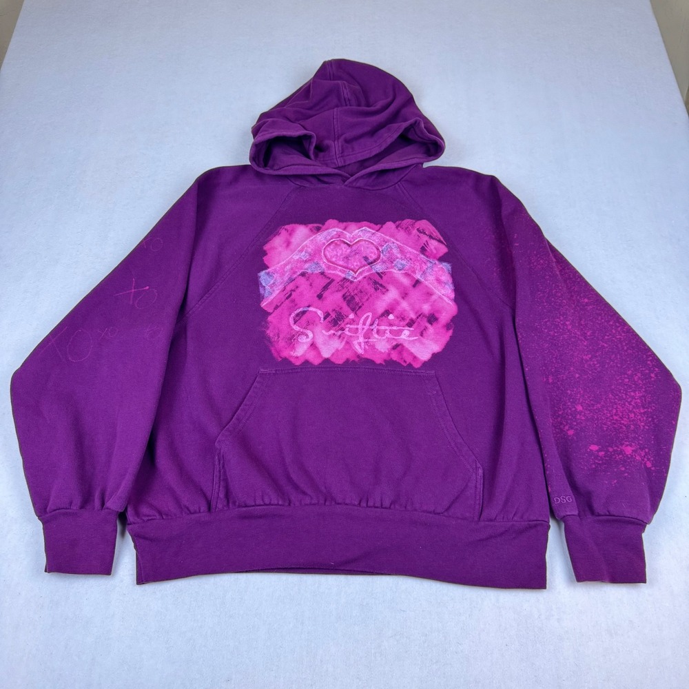 DSG Swiftie Graphic Hoodie Purple Taylor Era Fan Sweatshirt Womens Medium